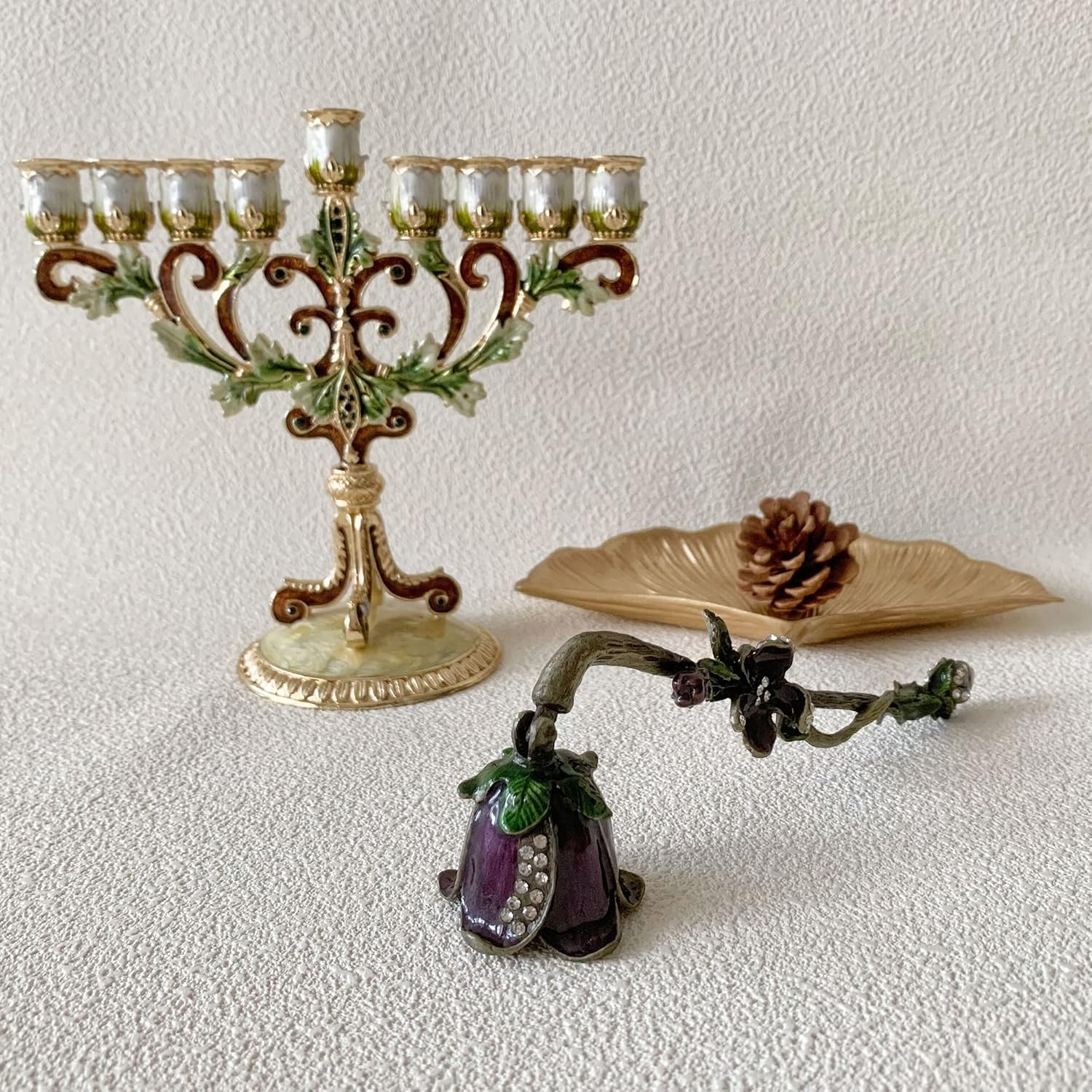 Elegant Metal Candle Snuffer for Hanukkah Unique Gift