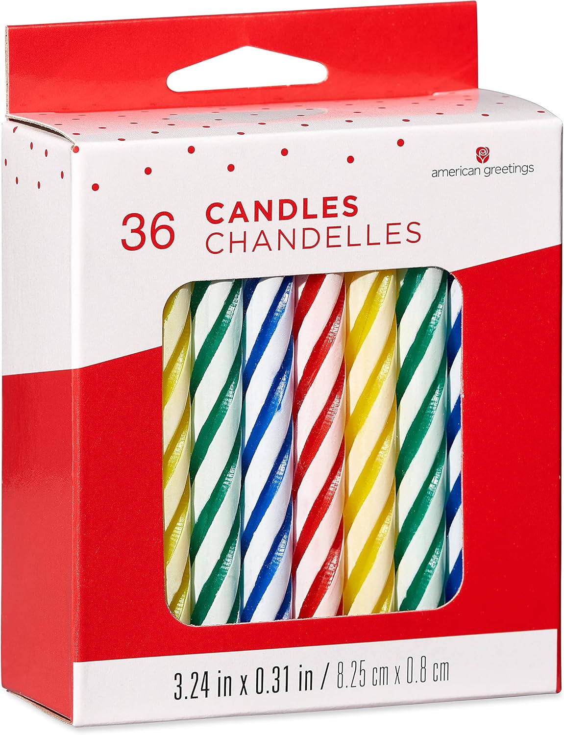 Perfect multicolored set for birthdays