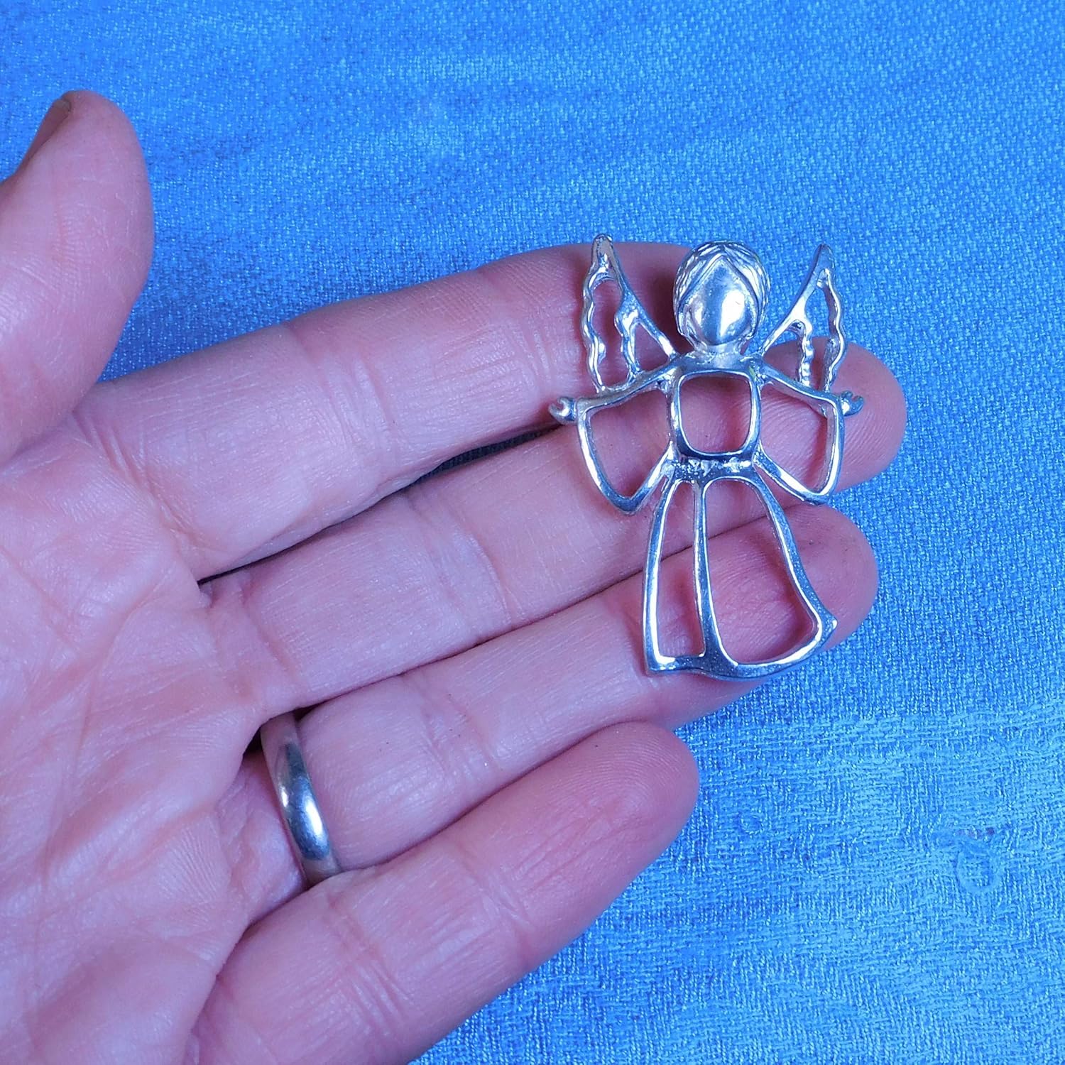 Set of 3 Angel Candle Pins Unique Candle Jewelry