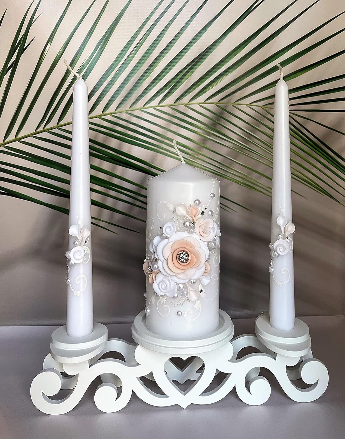 Elegant Wedding Candle Set